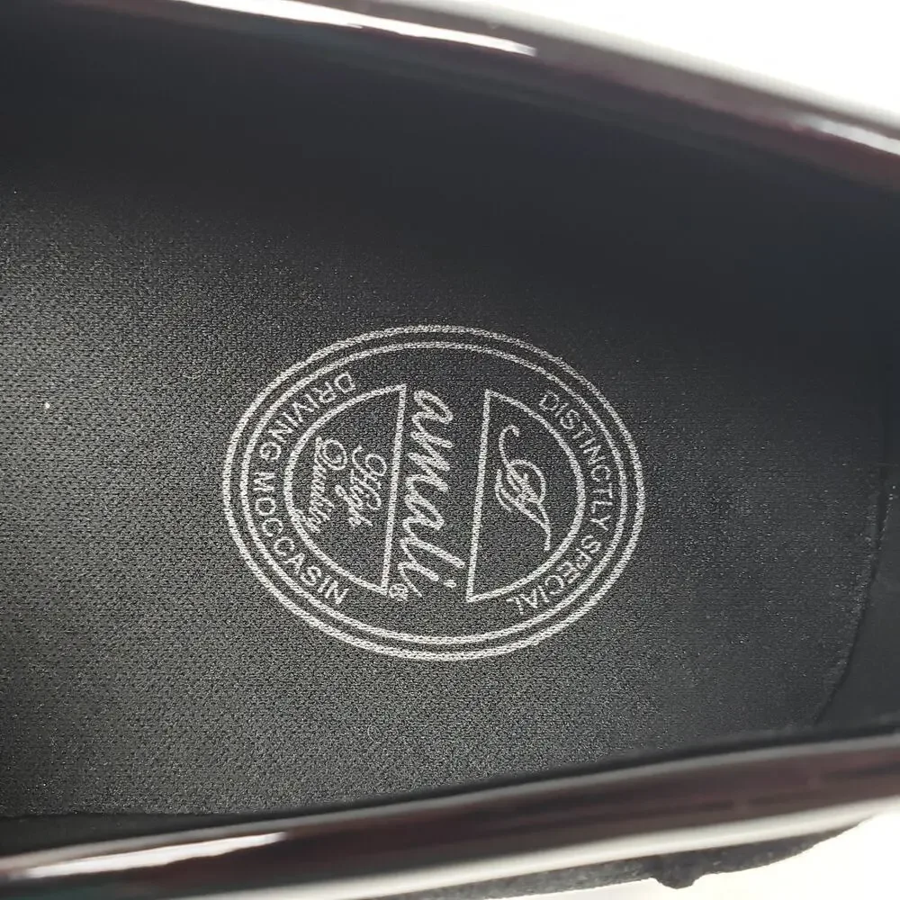 Amali Jace Mens Size 11 Black Velvet Slip On Driving Moccasin Loafer Shoes